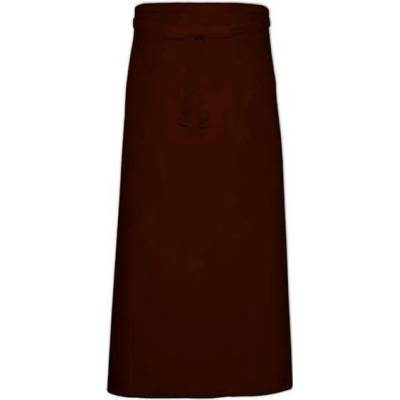 Link Kitchen Wear Francouzská zástěra Xxl s kapsou X1140P Brown -ca. Pantone 476 100 x 140 cm