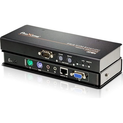 Aten CE-370 KVM extender PS/2 s RS-232, max. 300m CAT5