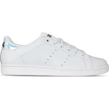 Lonsdale Юношески маратонки Lonsdale Leyton Leather Junior Trainers - White