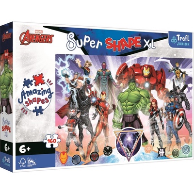 TREFL Super Shape XL Avengers 160 dielov