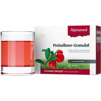 Alpinamed Червена боровинка на гранули - 20 броя