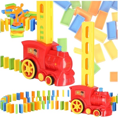 KIK KX6966 Stavěcí domino vláček 60 ks