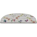 Vitaus Кремави килимчета за стълби в комплект от 16 части 20x65 cm Butterfly Life - Vitaus (MRD-OVR-3121-SET16)