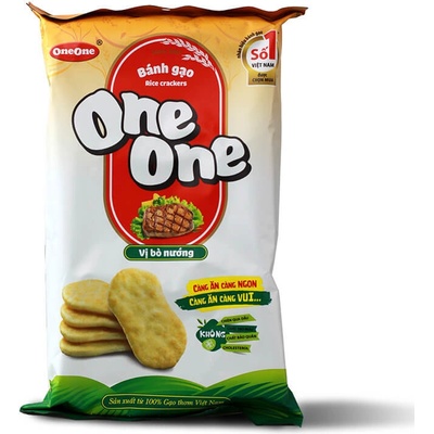 One one Ryžové krekry s hovädzou príchuťou 150 g