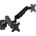 Multibrackets РАЗПЕЧАТАНА Стойка за 2 монитора за стена Multibrackets MB-0037, 17"-32", макс. 8 кг, Черна (SUPMON-MB-0037RES)
