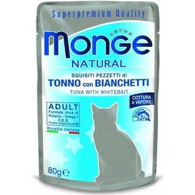 Monge Natural tuňák jelly se sleděm 6 x 80 g