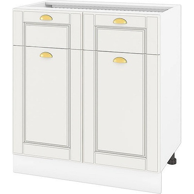 ИРИМ Долен кухненски шкаф Сити БФ-Бяло мат-09-26 80 см