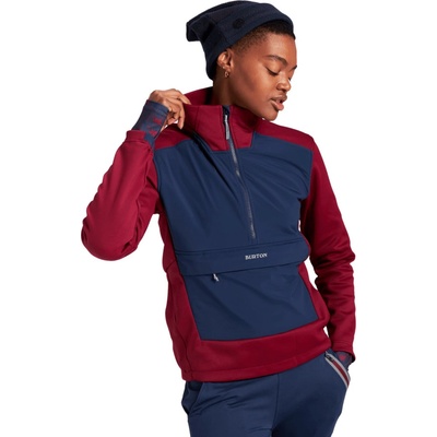 Burton Light Phase Hybrid Fleece Dress Blue/Mulled Berry