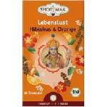 Shoti Maa Био чай Lebenslust - хибискус и портокал - 16 пакетчета чай