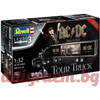Revell Хоби модел revell 07453 - Тур-камион с ремарке ac/dc (r07453)