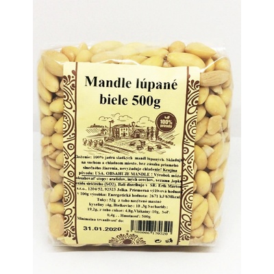 Najtelo Mandle lúpané 500 g