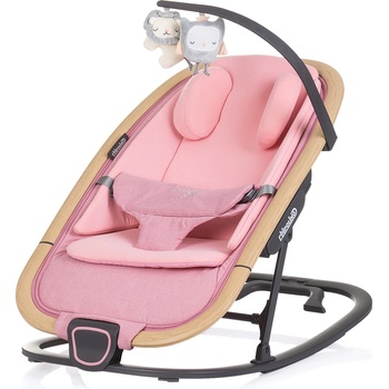 ROCKER Бебешки шезлонг "Senso" маршмелоу+дърво (SHESO0254PM)