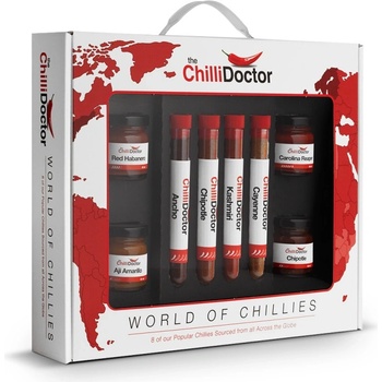 The ChilliDoctor World of Chillies balíček chilli z celého světa 360 g