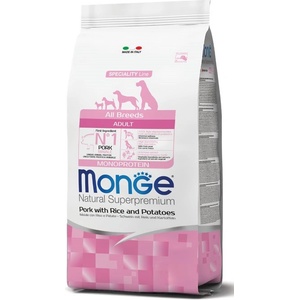 Monge Speciality Line All Breeds Adult Monoprotein pork, rice & potato 2,5 kg