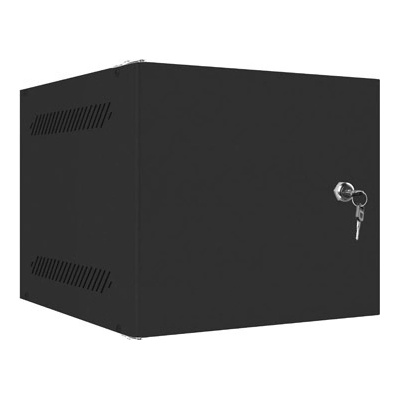 Lanberg Шкаф Lanberg 10" за стенен монтаж 6U - 280 x 310, за самостоятелно сглобяване (WF10-2306-00B)