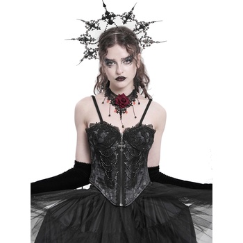 Devil fashion Корсет дамски DEVIL FASHION - Black Gothic - ECST00801