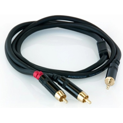 Master Audio Аудио кабел Master Audio RCA351, 2xRCA/3.5mm, 1m (RCA351)