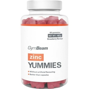 GymBeam Zinc Yummies 10 mg [60 желирани бонбони] Ягода