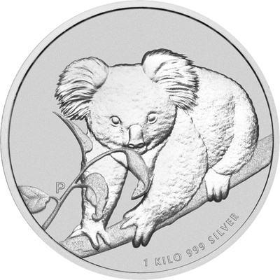 The Perth Mint stříbrná mince Silver Australian Koala 1 kg – Zboží Dáma