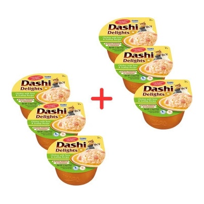 Ciao Dashi Delights Chicken with Tuna & Scallop 6 x 70 g – Zboží Mobilmania