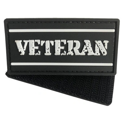 ARMED PATCHES PVC nášivka Veteran, Černá – Hledejceny.cz