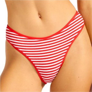 Seafolly Дамско бикини долнище Seafolly Clubhouse High Leg Pant Bikini bottom - Flame - размер 42 (EU) (150-6623-0116)