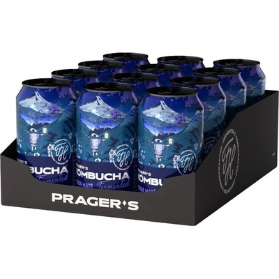 Prager's Kombucha Yerba Maté 12 x 330 ml