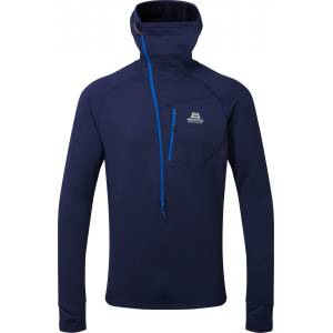 Mountain Equipment Мъжки поларен пуловер Mountain Equipment Eclipse Hooded Zip T Fleece jumper - Medieval Blue (005-3650-0211)