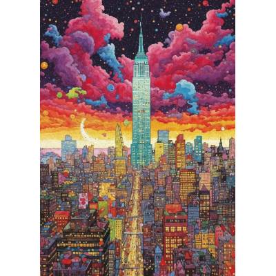ART PUZZLE WOWO Series Farebný New York 1000 dielov