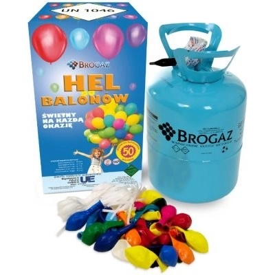 Brogaz HELIUM DO 50 BALONKŮ balónky