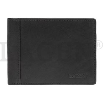 Lagen pánska peňaženka kožená 7176 E BLK černá