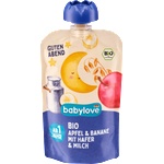 babylove Пюре от ябълки, банани и овесени ядки, 1+ години, 100 g (10469793)