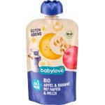 babylove Пюре от ябълки, банани и овесени ядки, 1+ години, 100 g (1611326)