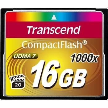 Transcend CompactFlash 16GB 1000x UDMA 7 TS16GCF1000