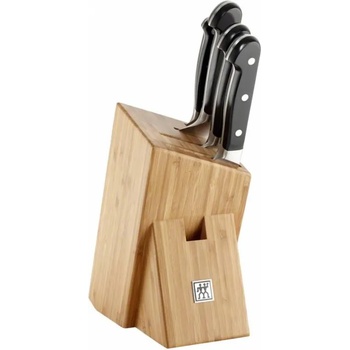 ZWILLING Комплект ножове с блок PRO, 5 бр. , бамбук, Zwilling (ZW38448001)