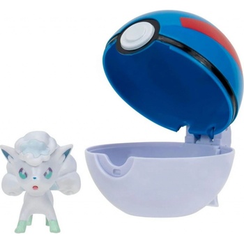 Jazwares Pokémon postava Alolan Vulpix Clip N Go Poke Ball