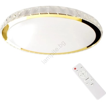 MILAGRO Led Димируем плафон layla led/33w/230v 3000/4000/6000k златист + д. у (mi2169)