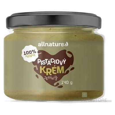 Allnature Pistáciový krém orechová nátierka 140 g