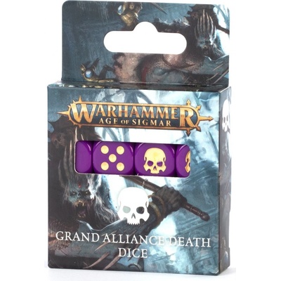 Games-Workshop Kocky Warhammer Age of Sigmar Grand Alliance Death Dice 16 ks