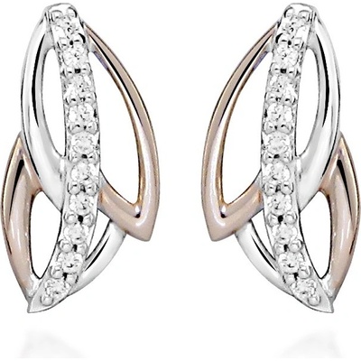 Silver Cat bicolor s kubickými zirkony SC476