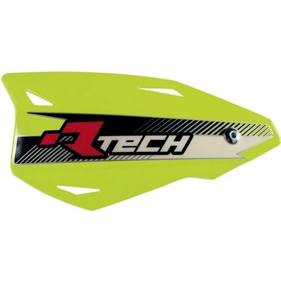 RACETECH (RTECH) chrániče řídítek VERTIGO CROSS/ENDURO barva žlutá NEON (s upevněním do řídítek)