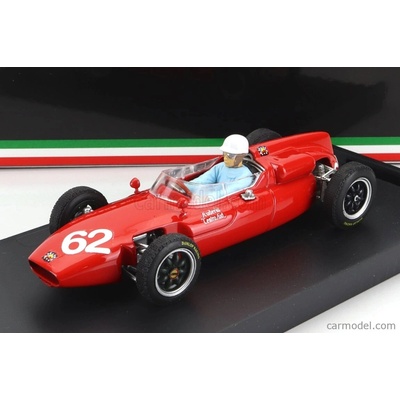 Brumm Cooper F1 T53 Maserati N 62 Italy Gp 1961 L.bandini With Driver Figure Red 1:43