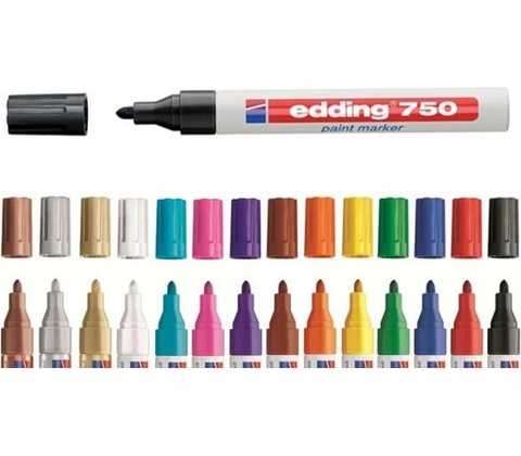 Edding 750 modrý