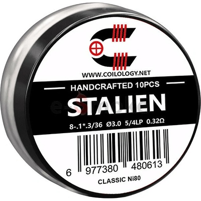 Coilology 10 ks Stalien Ni80 špirálky 0,32 ohm