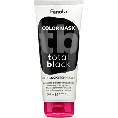 Fanola Color Mask Цветна подхранваща и хидратираща маска, Total Black, 200 ml
