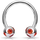 Šperky4U piercing podkova PV01002-R