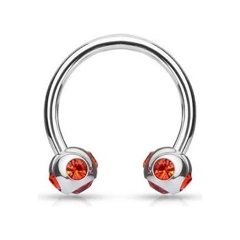 Šperky4U piercing podkova PV01002-R