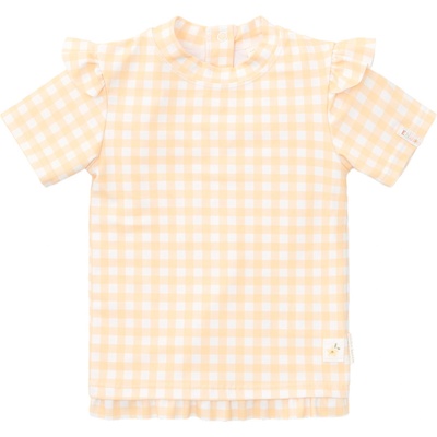 Little Dutch Блуза бански с UV 50+ защита Little Dutch Yellow Check - С къдрички, 62-68 cm, 2-6 м (CL24048168)