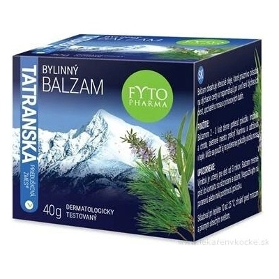 Fytopharma Tatranská průdušková směs balzám 40 g