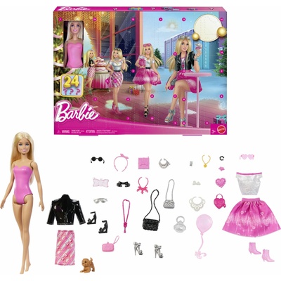 Mattel Barbie módní adventní kalendář 2023 HKB09